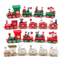 Thumbnail for Wooden Toy Train Set