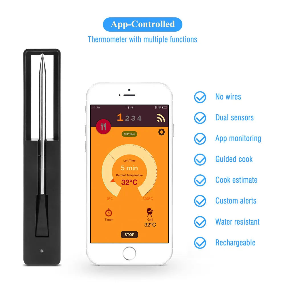 Wireless Digital Meat Thermometer