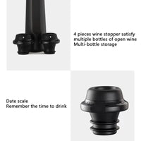 Thumbnail for Wine Stopper With Vacuum Pump - 4 Stoppers Included