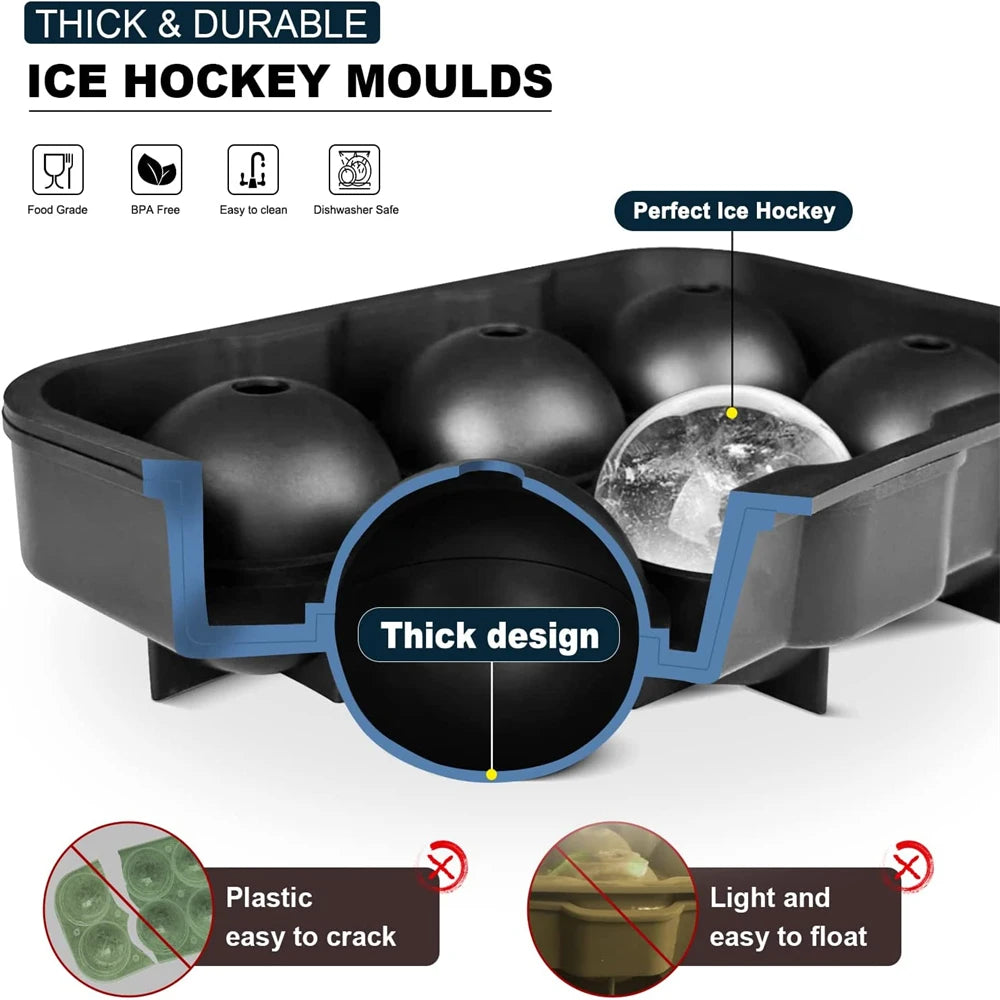 Ice Cube Tray For Whiskey - Round or Square