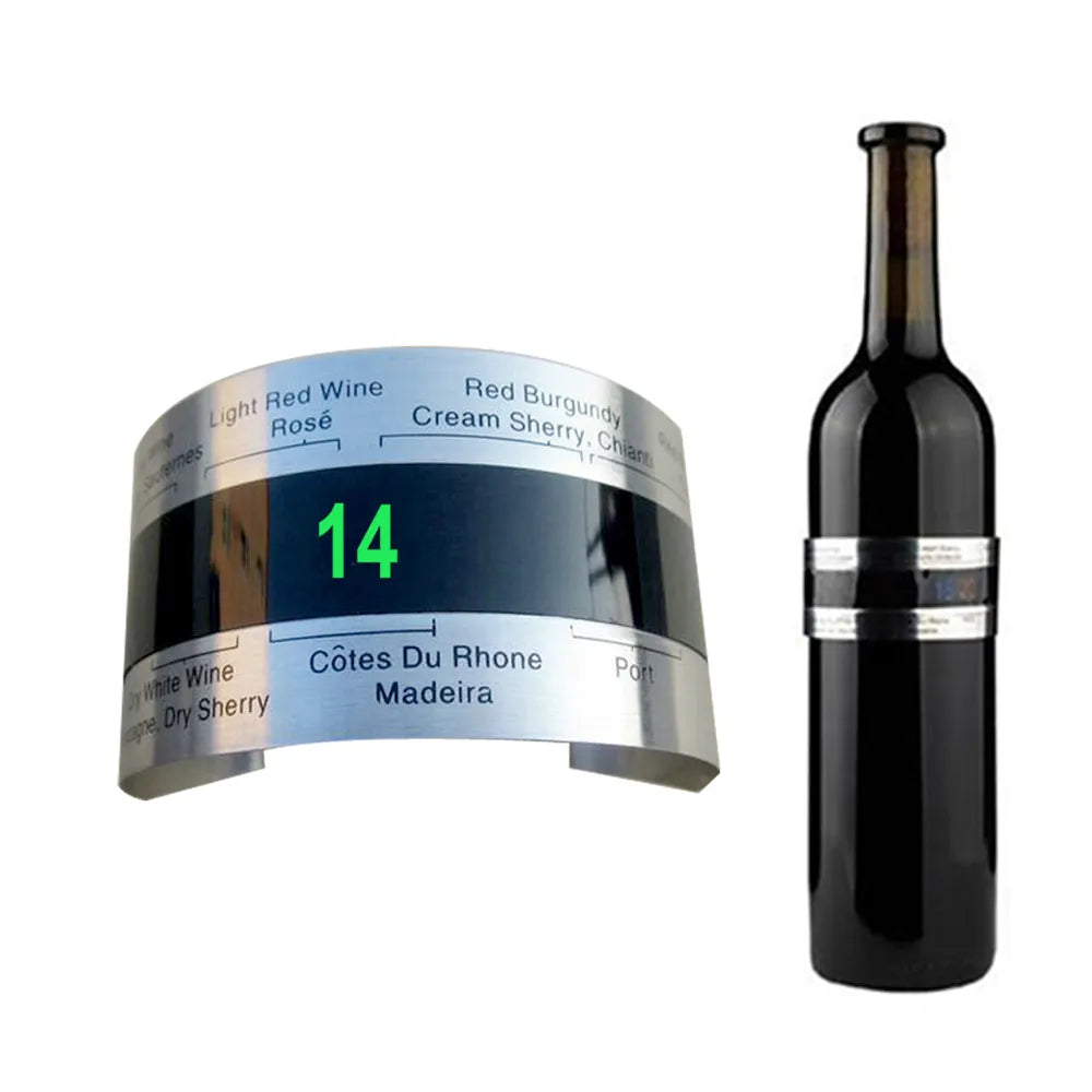 Wine Collar Thermometer Bar Beverage Tool