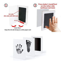 Thumbnail for Newborn Baby DIY Hand & Footprint Kit Ink Pads