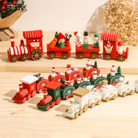Thumbnail for Wooden Toy Train Set