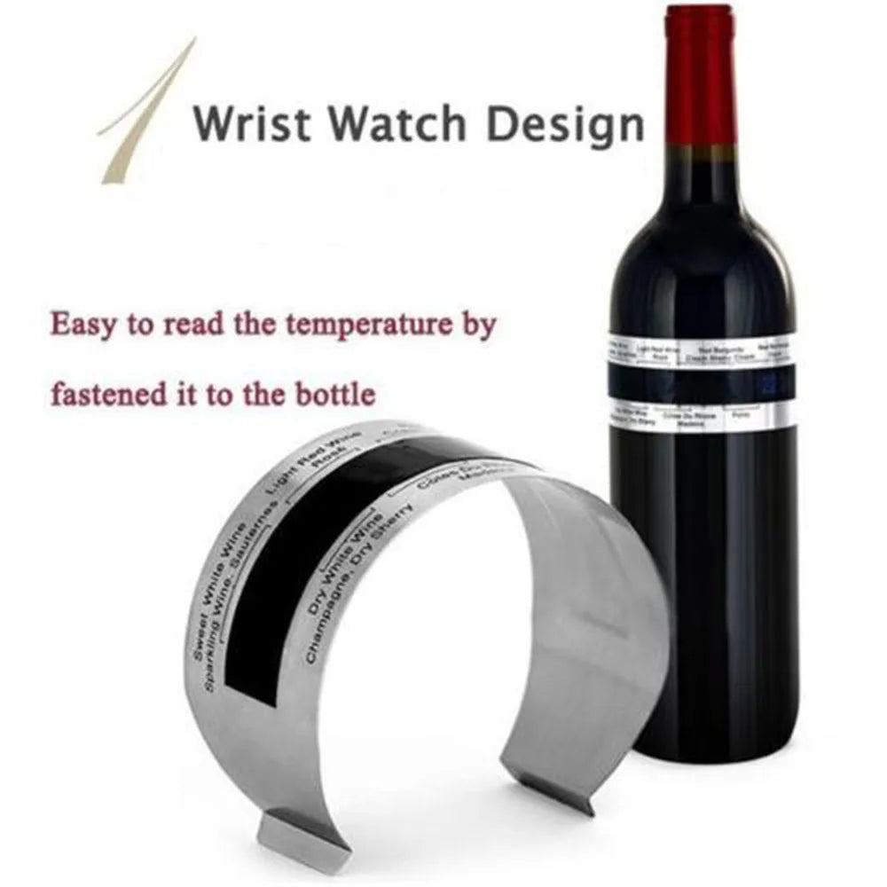 Wine Collar Thermometer Bar Beverage Tool